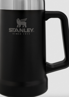 Beer Stein Matte Black 24oz