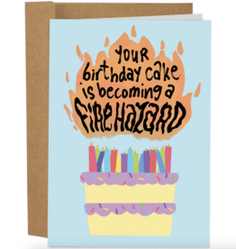 Sleazy Greetings Birthday Cake is Becoming a Fire Hazard