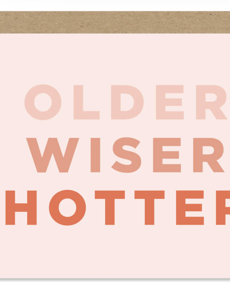 Maddon and Co Older Wiser Hotter Card