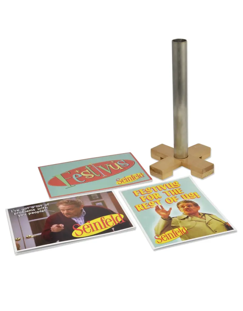 Neca Festivus Pole and Greeting Card Set