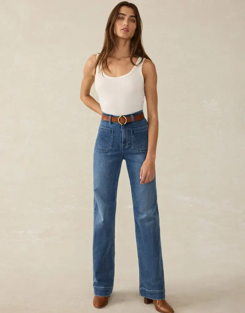 Faherty Stretch Terry Patch Pocket Pant