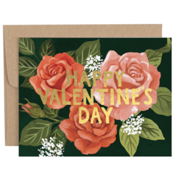 Valentines Day Roses Card