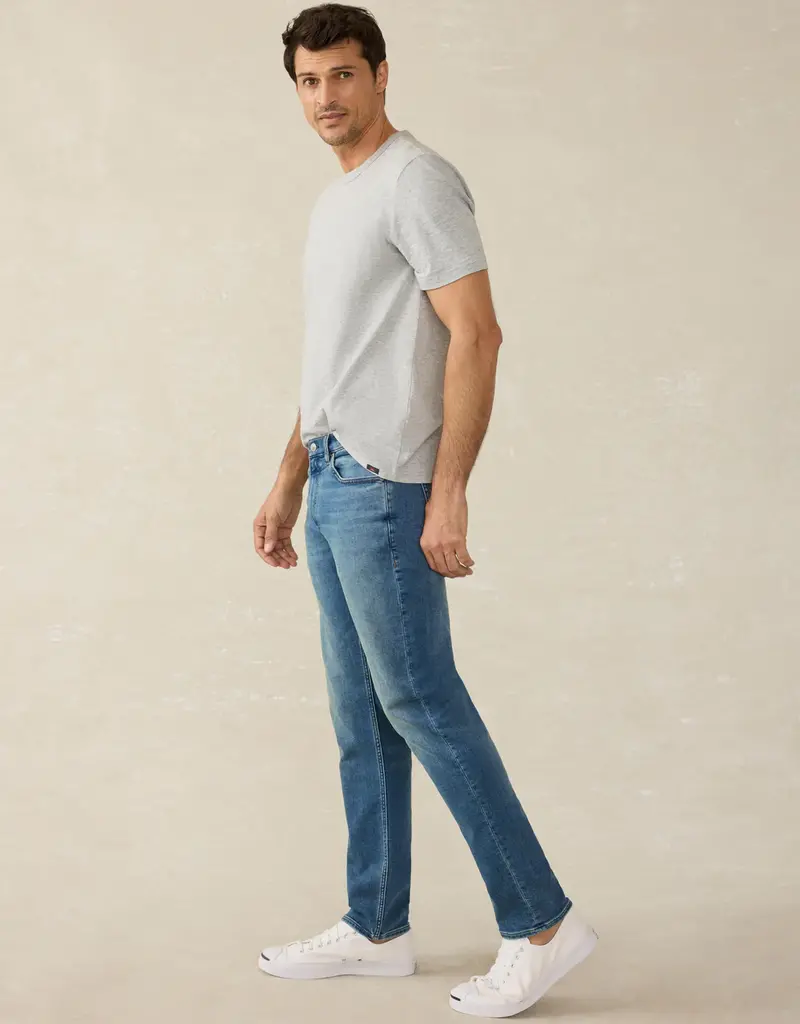 Faherty Stretch Terry Indigo 5 Pocket