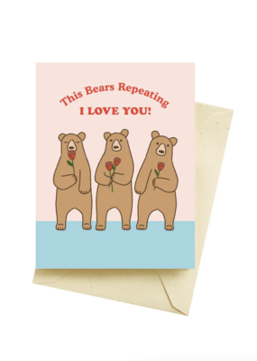 Seltzer Bears Repeating Love Card