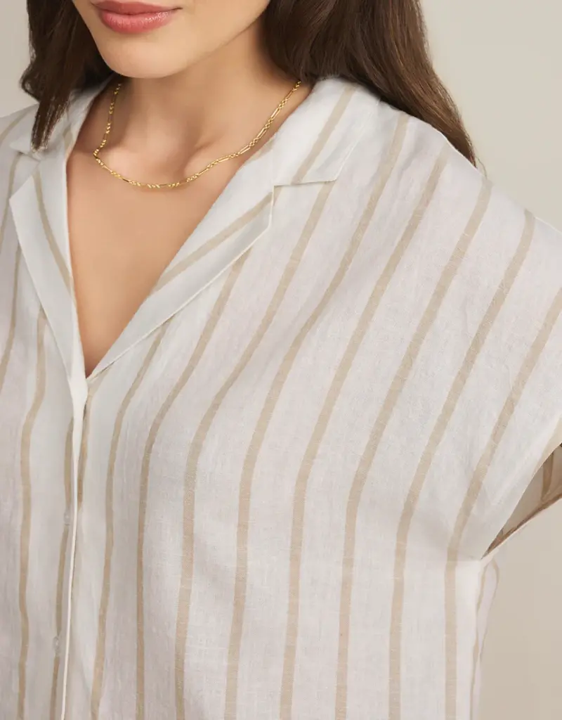 Z Supply Parallel Button Down Top