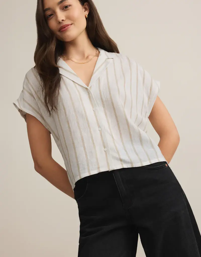 Z Supply Parallel Button Down Top