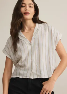 Z Supply Parallel Button Down Top