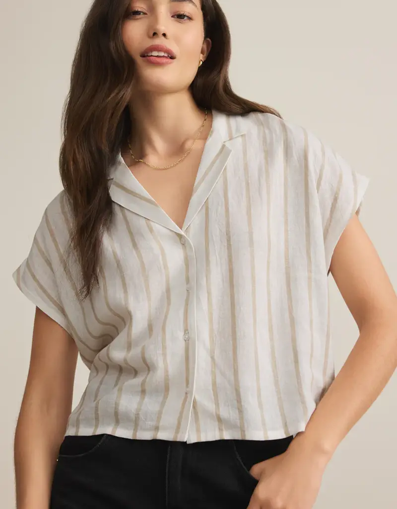 Z Supply Parallel Button Down Top