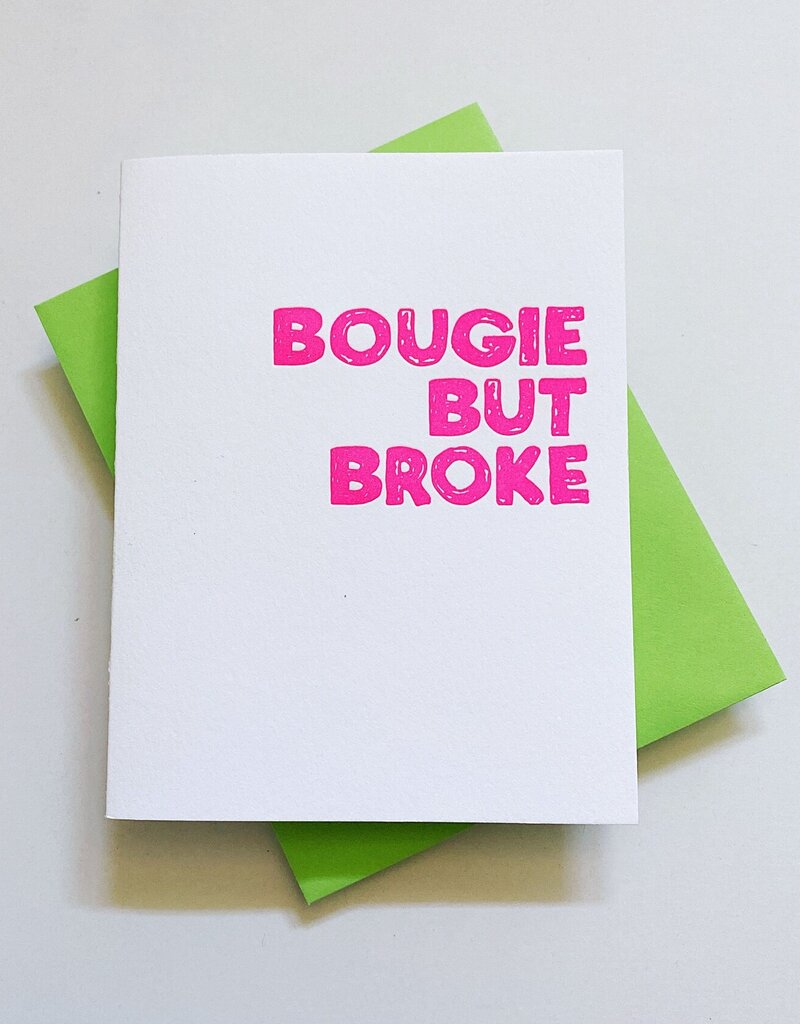 Richie Designs Bougie But Broke Card