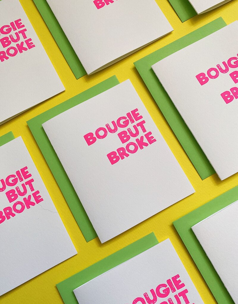 Richie Designs Bougie But Broke Card