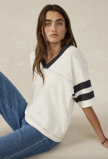 Faherty Sunwashed Slub Varsity Tee