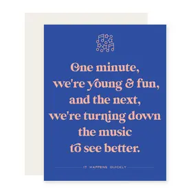 Paloma Paper Co. Turn Down To See-Card