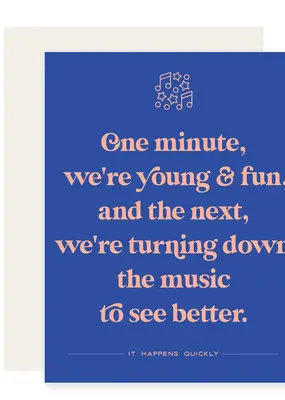 Paloma Paper Co. Turn Down To See-Card
