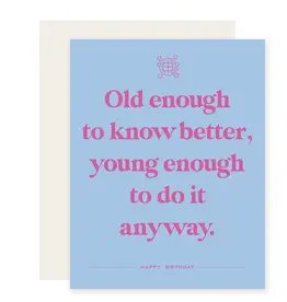 Paloma Paper Co. Know Better-Card