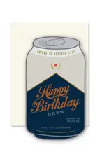 Ginger P. Designs Beer Shape B Day Card