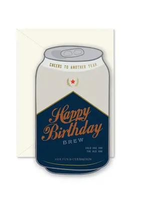 Ginger P. Designs Beer Shape B Day Card