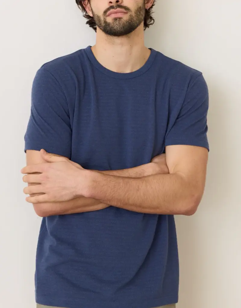 Marine Layer Signature Jacquard Crew Tee