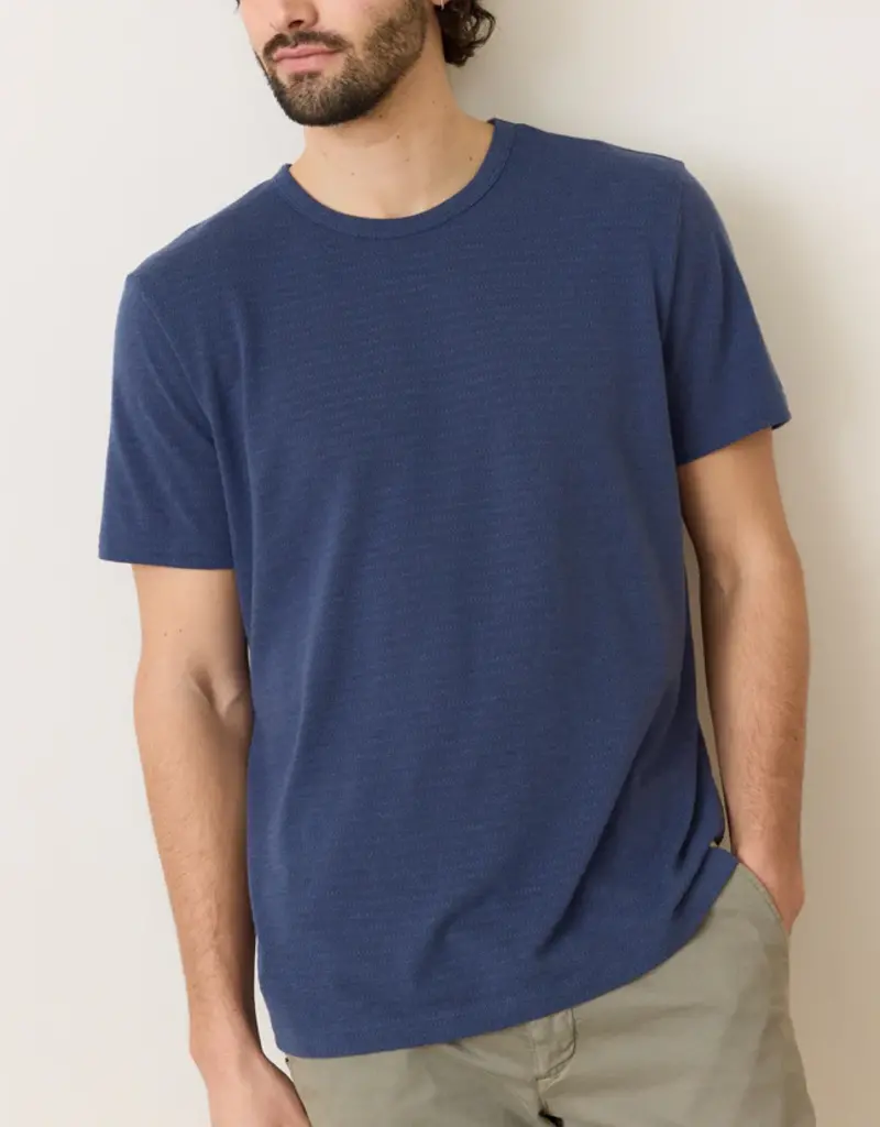 Marine Layer Signature Jacquard Crew Tee