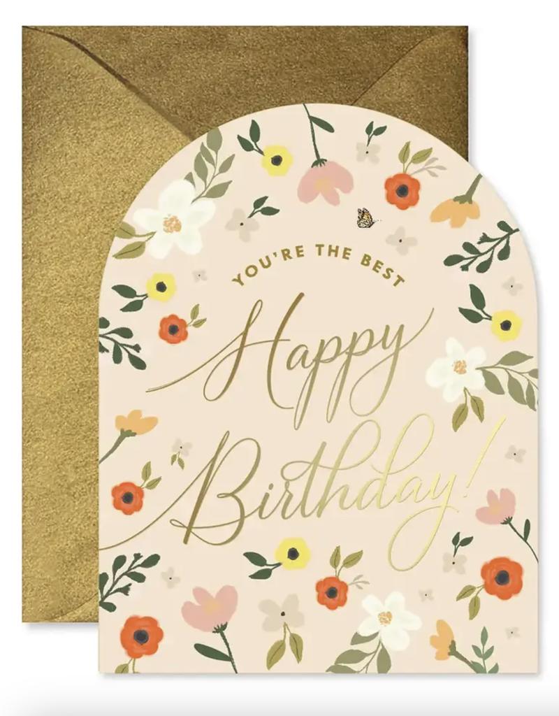 Ginger P. Designs Peach Arch B-Day Card
