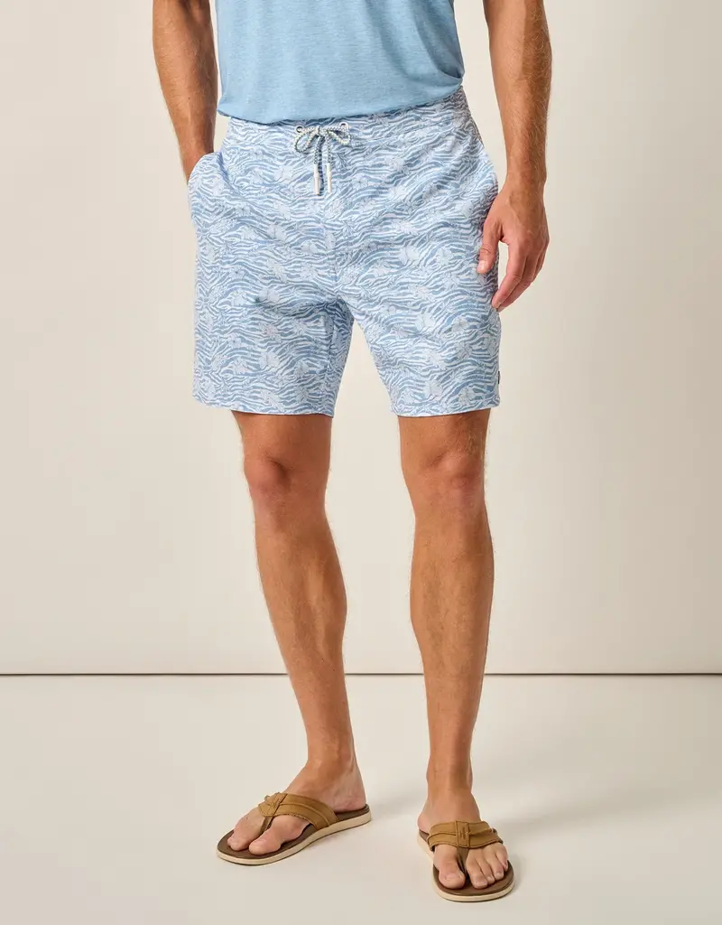 Johnnie-O Half Elastic 7" Surf Shorts