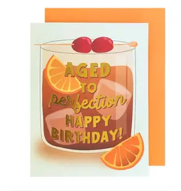 The Social Type Aged to Perfection Whiskey Card