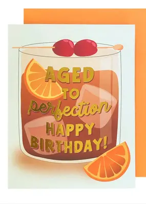 The Social Type Aged to Perfection Whiskey Card