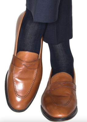 Dapper Classics Black Solid Ribbed