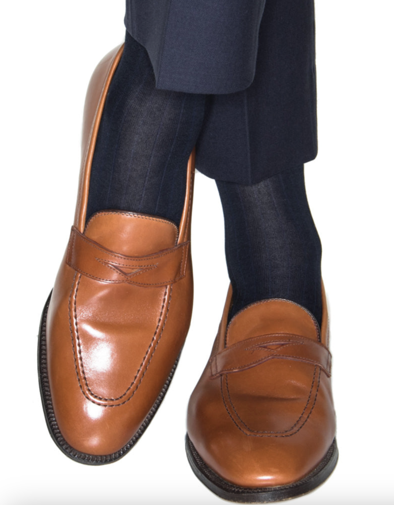 Dapper Classics Black Solid Ribbed