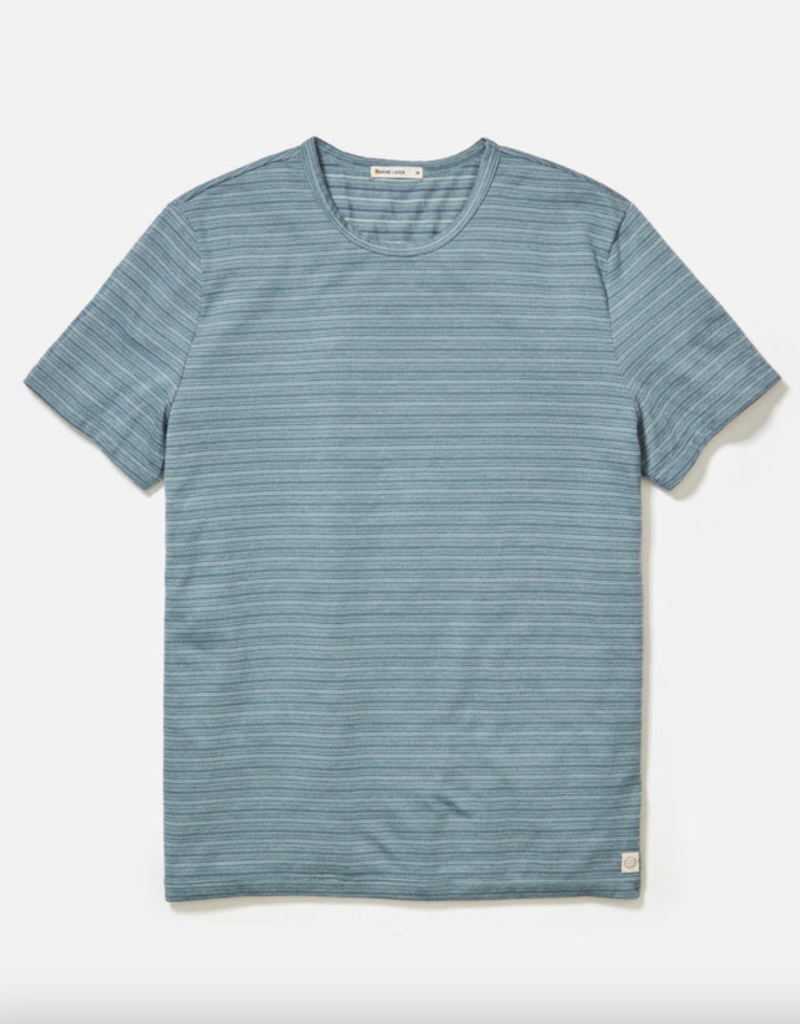 Marine Layer Signature Jacquard Crew tee