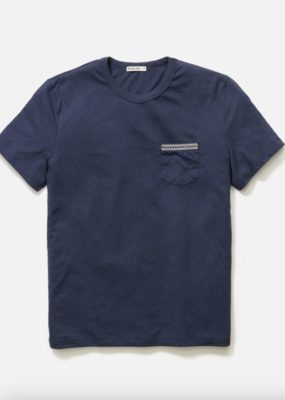 Marine Layer Signature embroidered pocket tee
