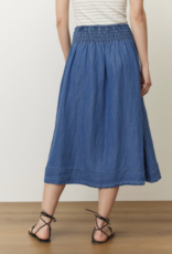 Marine Layer Bea Chambray Midi Skirt