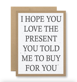 Seedy Buy For You Card
