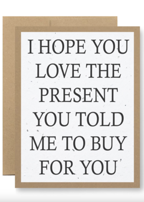 Seedy Buy For You Card