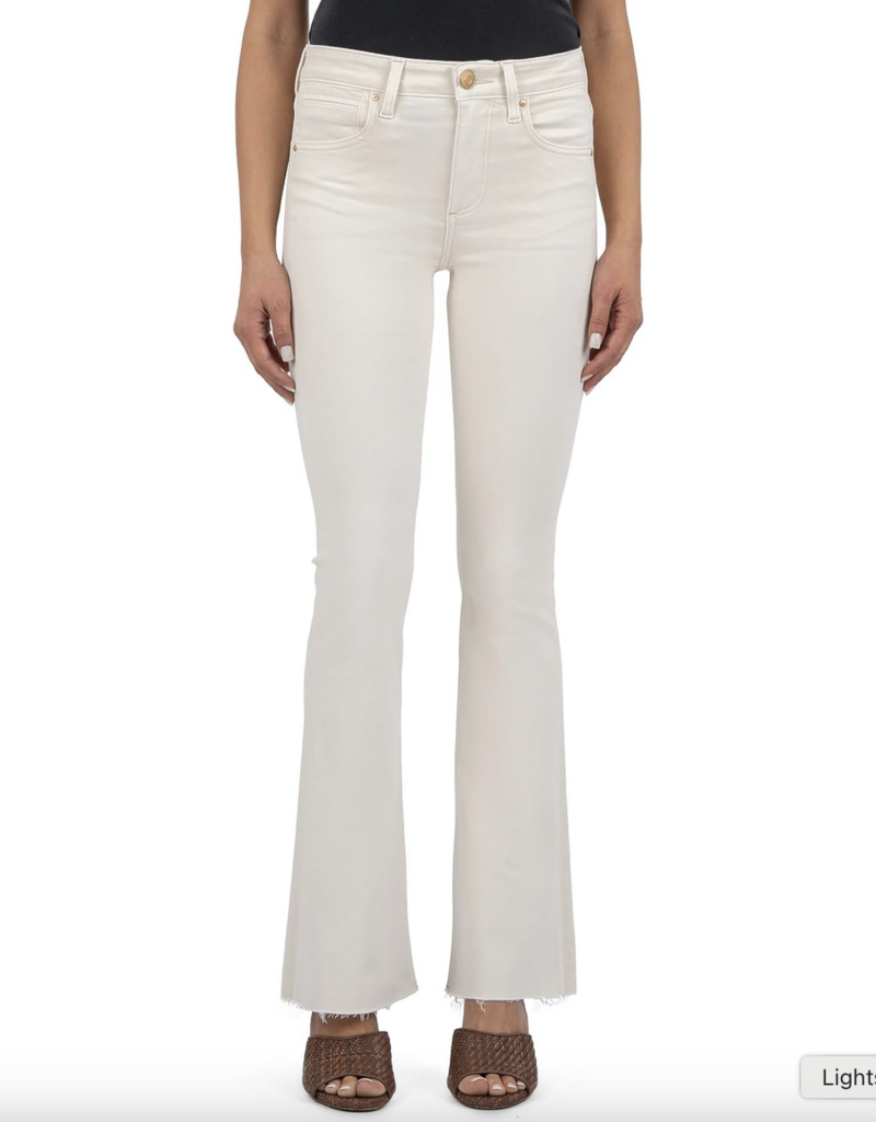 Kut from the Kloth Stella High Rise Flare w/Raw Hem
