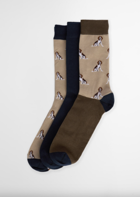 Barbour Beagle Dog Socks Set
