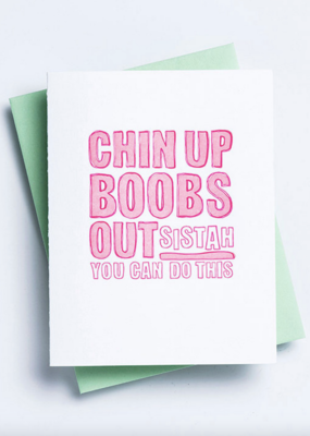 Richie Designs Chin Up Boobs Out Card