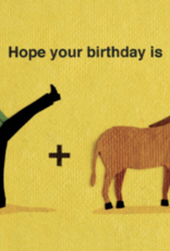 Good Paper Kick Donkey Birthday