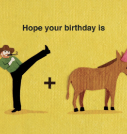 Good Paper Kick Donkey Birthday