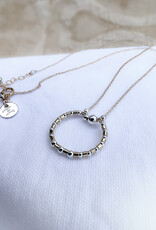 Pliers and String Harmony Circle Necklace, Sterling