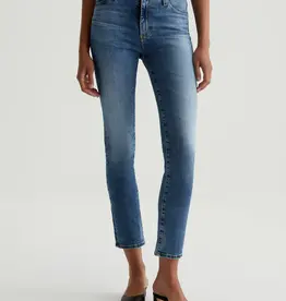 AG Jeans Mari High-Rise Slim Straight Jean
