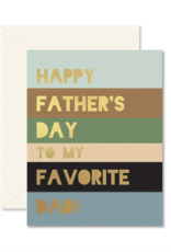 Ginger P. Designs Colorblock Father's Day Favorite Dad