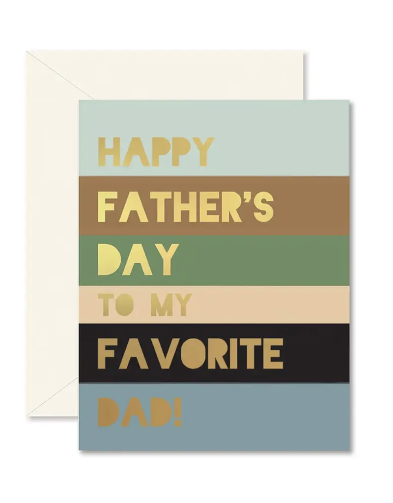 Ginger P. Designs Colorblock Father's Day Favorite Dad