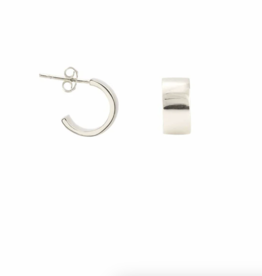 Kris Nations Wide Huggie Hoop Earrings