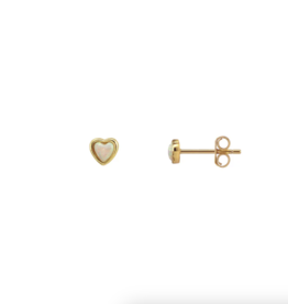 Kris Nations Opal Heart Stud Earrings