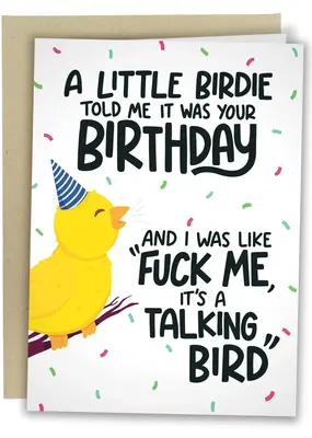 Sleazy Greetings A Little Birdie Told Me