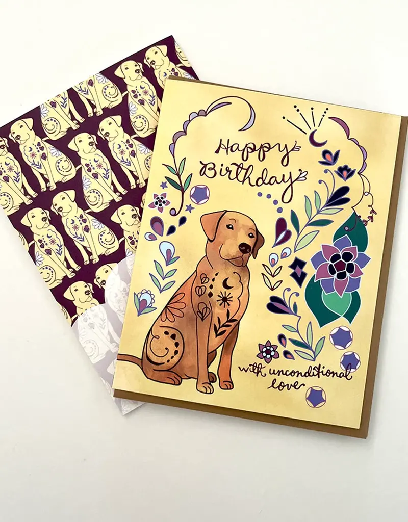 Cynla Dog Flower Birthday