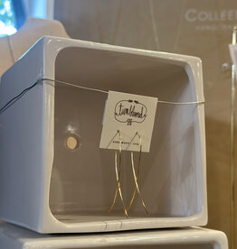 Long Twist Hoop-14k Gold Fill Medium