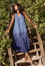 Marine Layer Corinne Double Cloth Maxi Dress