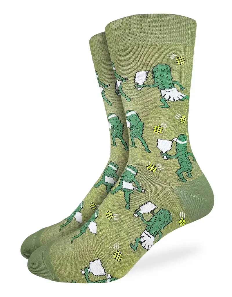 Pickles Playing Pickleball Socks