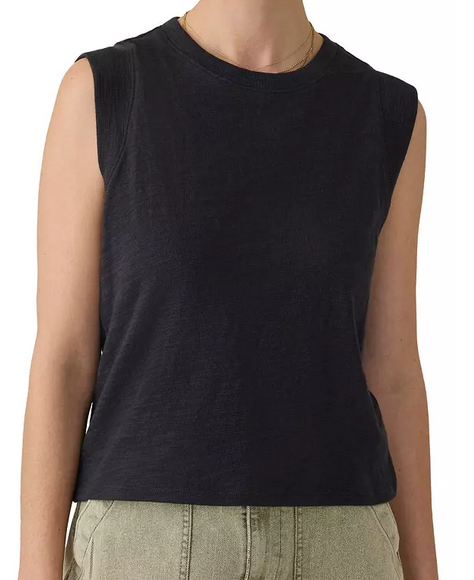 Faherty  ヘリテージ Slub Muscle Tank レディース シャツ トップス Navy ブレーザー Amazon.com: Faherty Women's Heritage Slub Muscle Tank, Navy